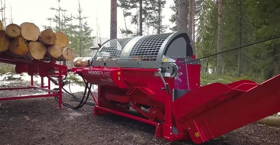 Hakki Pilke Falcon 37 vedmaskin 2024 – bilde 3 av 3