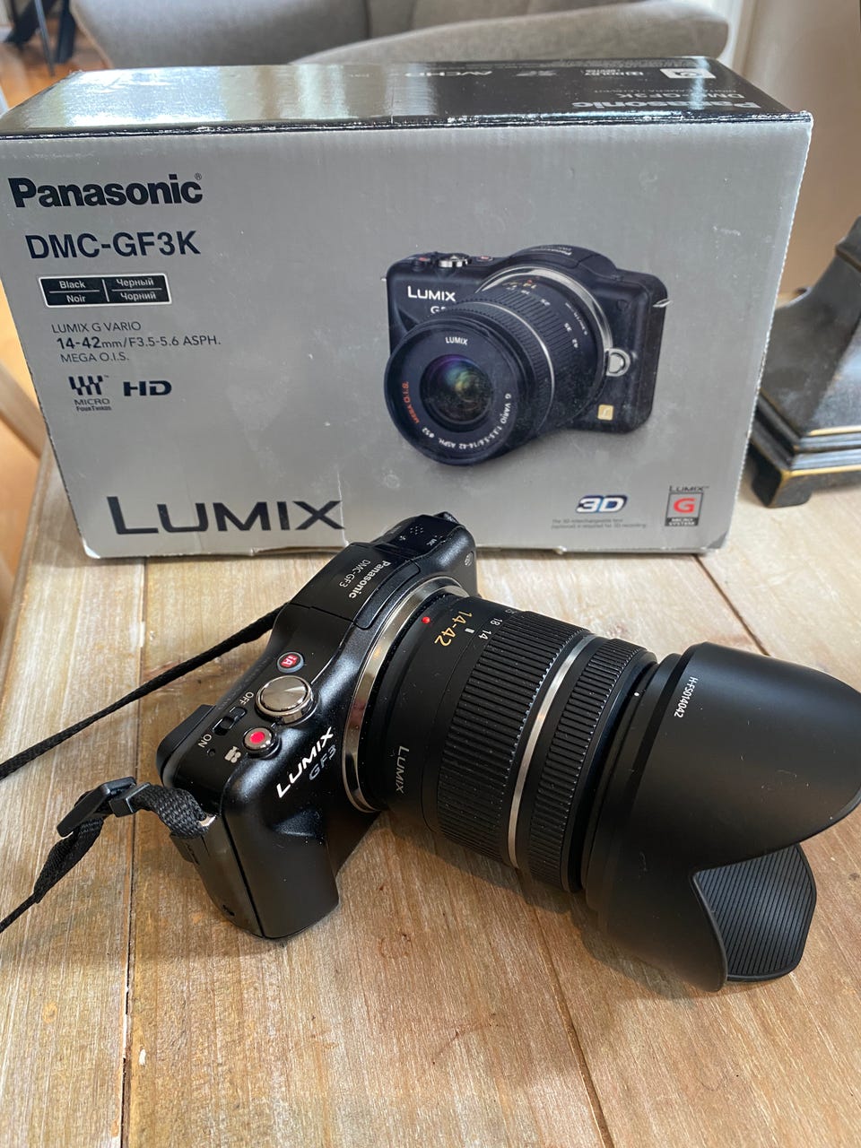 Lumix DMC-GF3K digitalkamera følger med alt! FINN-torget