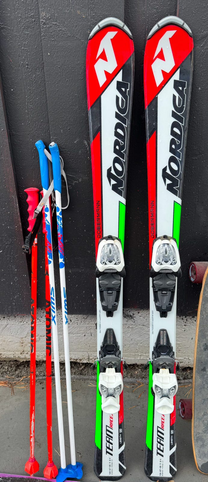 ★NORDICA★RACE J★120cm★ Nordica Team Race J 120 cm alpint/slalomski | FINN-torget