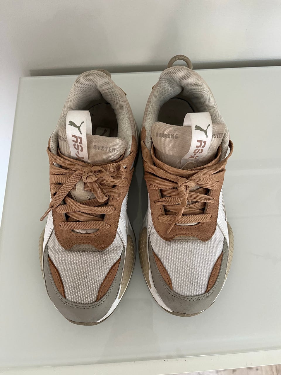 Puma joggesko 39 Beige Brun Hvit FINN-torget