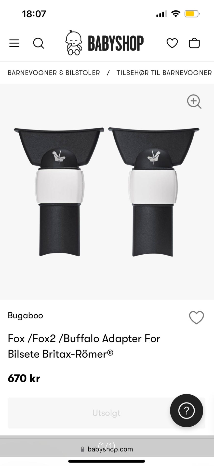 Adapter Britax-Römer Til Fox2 FINN-torget