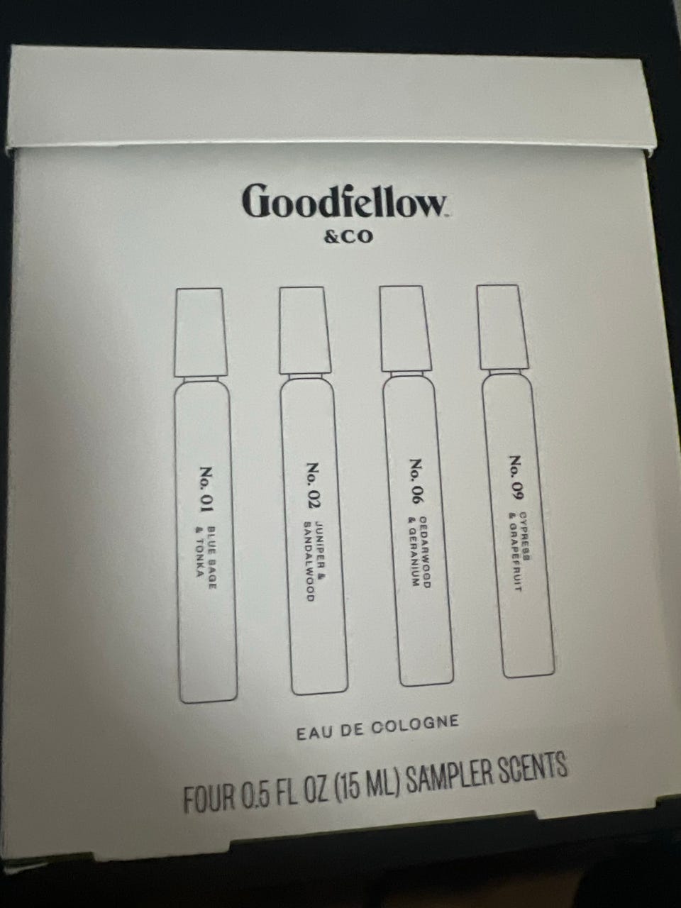 Fl Oz Goodfellow Cologne Sampler Fl Oz Goodfellow Cologne No