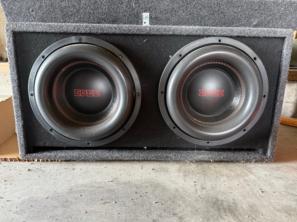 Edge EDP122SPL-E6 2x12” basspakke FINN-torget