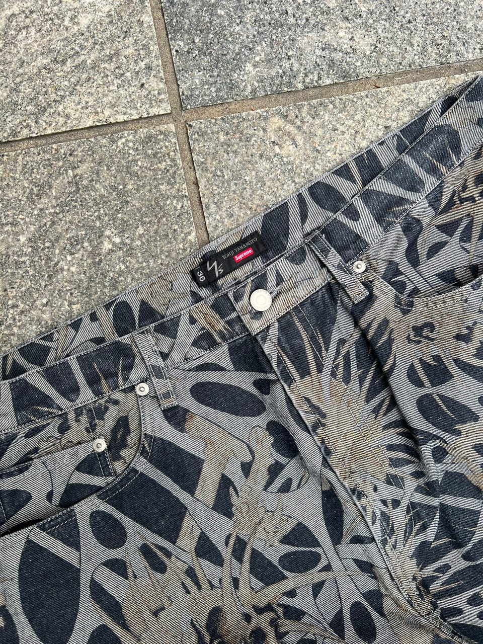 たれ　Supreme Yohji Yamamoto Baggy Jean Supreme-Ys-by-Yohji-Yamamoto-