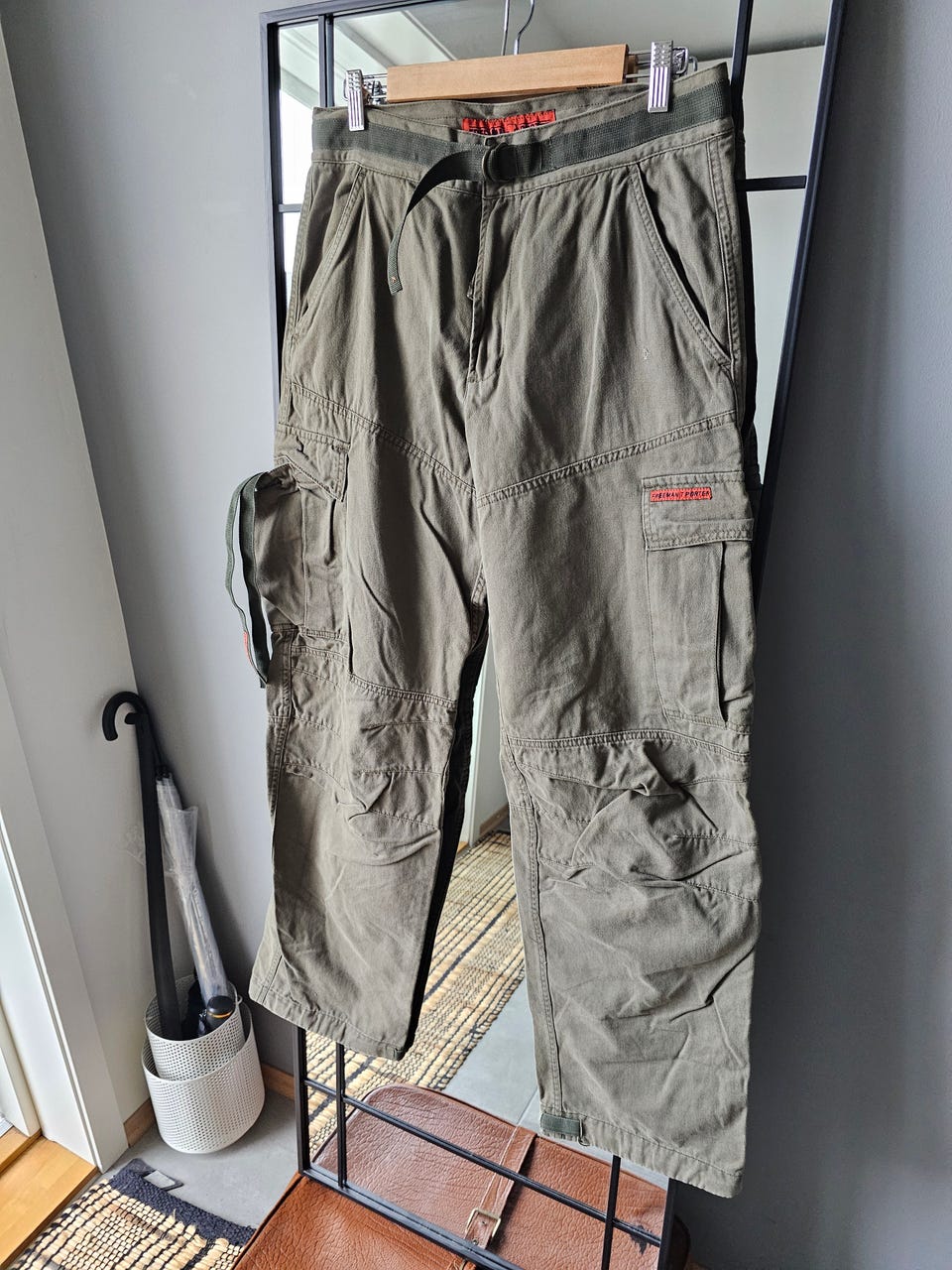 Freeman porter カーゴフレアパンツ　バギー　カーキ y2k フレアカーゴパンツ DPA20220 – CRAMMY