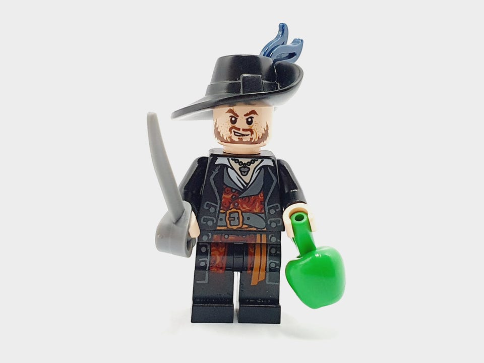 Hector Barbossa Pirates Of The Caribbean Minifigures Hector