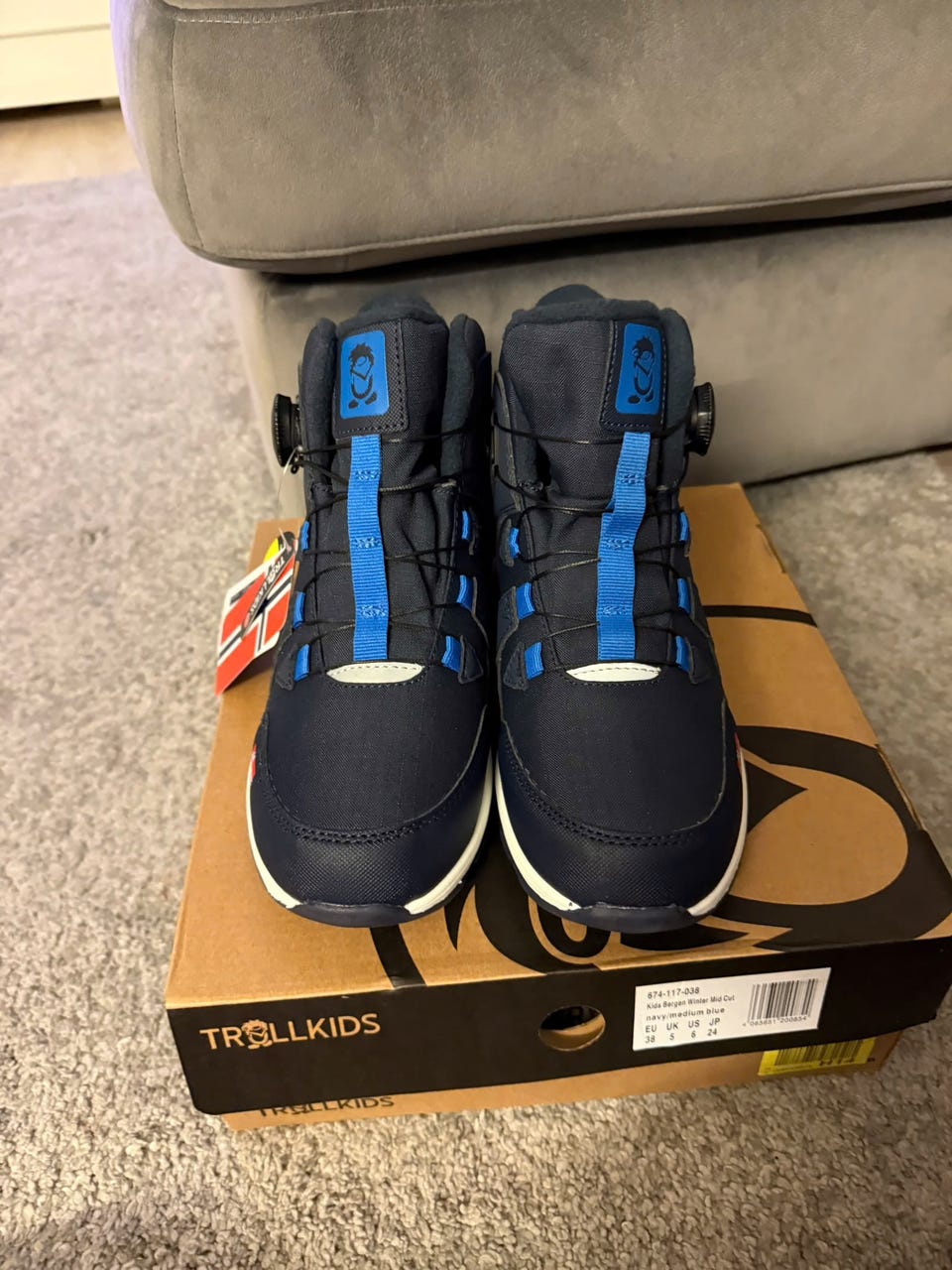 Trollkids Bergen Winterstiefel - Wasserdichte Winterschuhe Mit Schnellschnürung