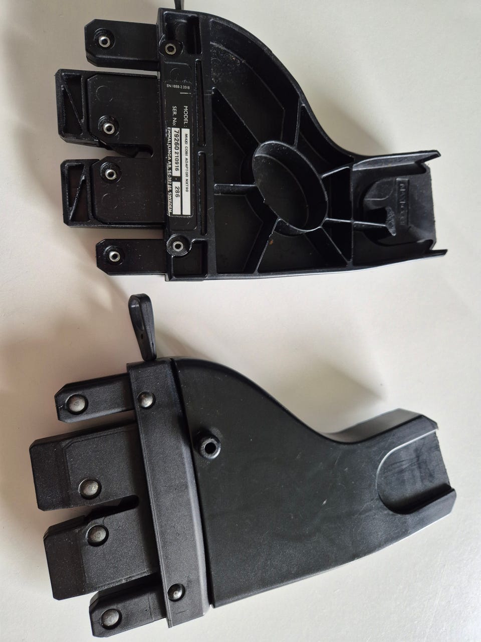 Bilstol adapter Maxi Brukt på emmaljunga ntx90 vogn med