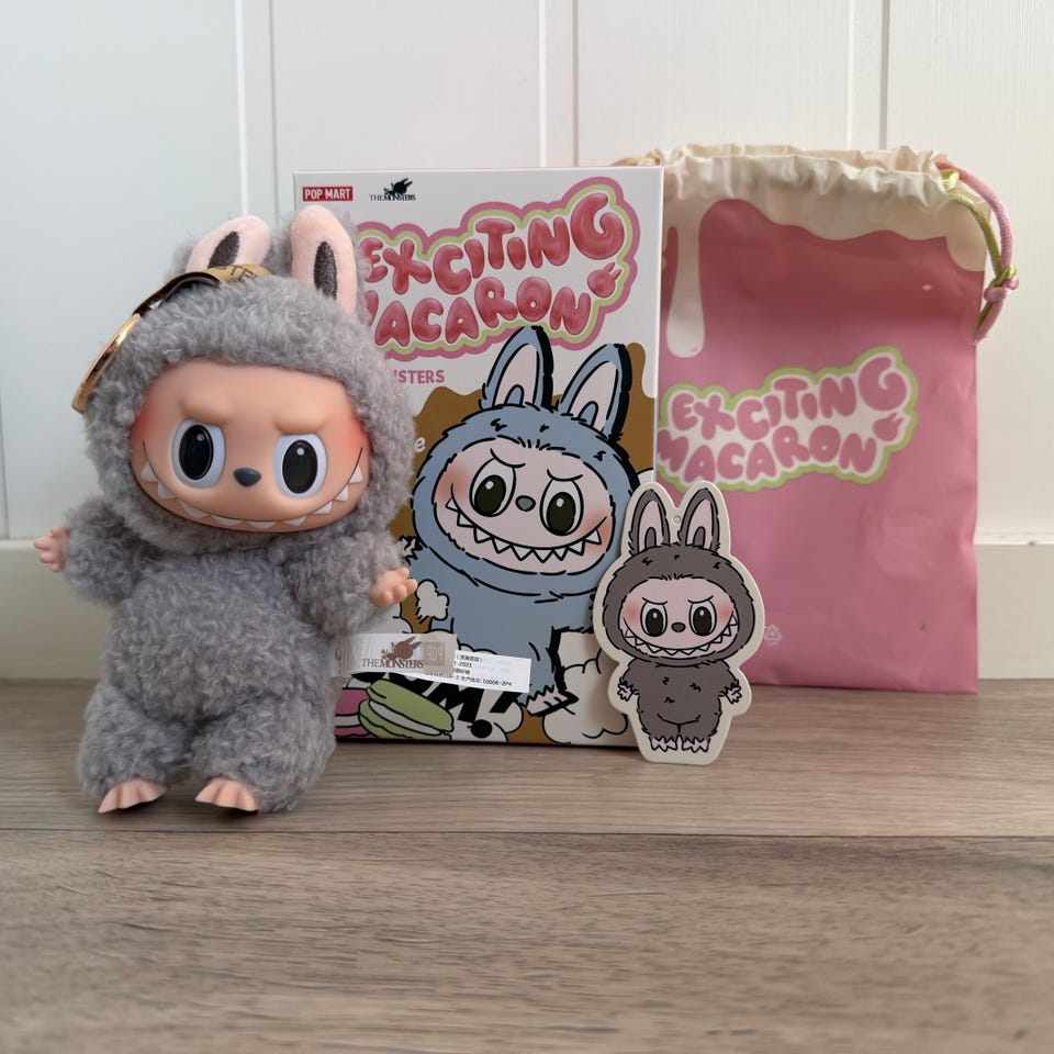 Pop Mart Labubu Exciting Macaron «Sesame Bean» | FINN-torget