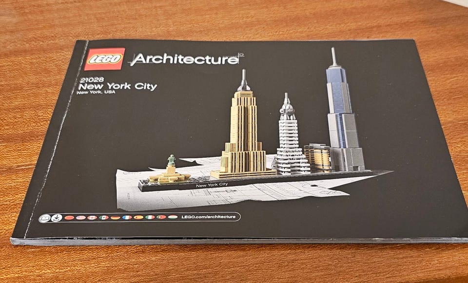 LEGO Architecture 21028 New York City (bygd én gang) FINN-torget