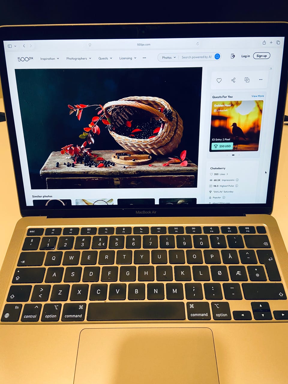 Macbook Air M1 256GB SSD, 8GB RAM FINN-torget