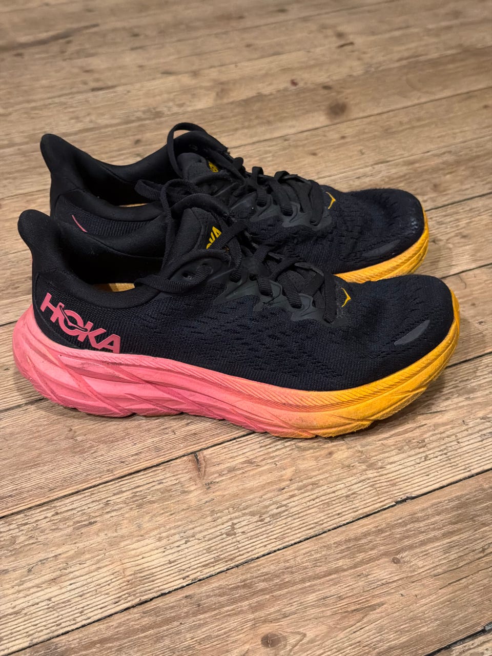 Hoka Løpesko Dame EU 36 Svart Rosa Oransje FINN-torget