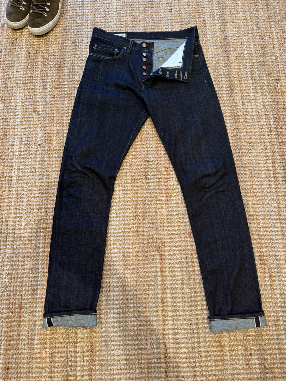 Blackhorse Lane Ateliers E8 Slim Tapered raw selvedge denim FINN - Main Image
