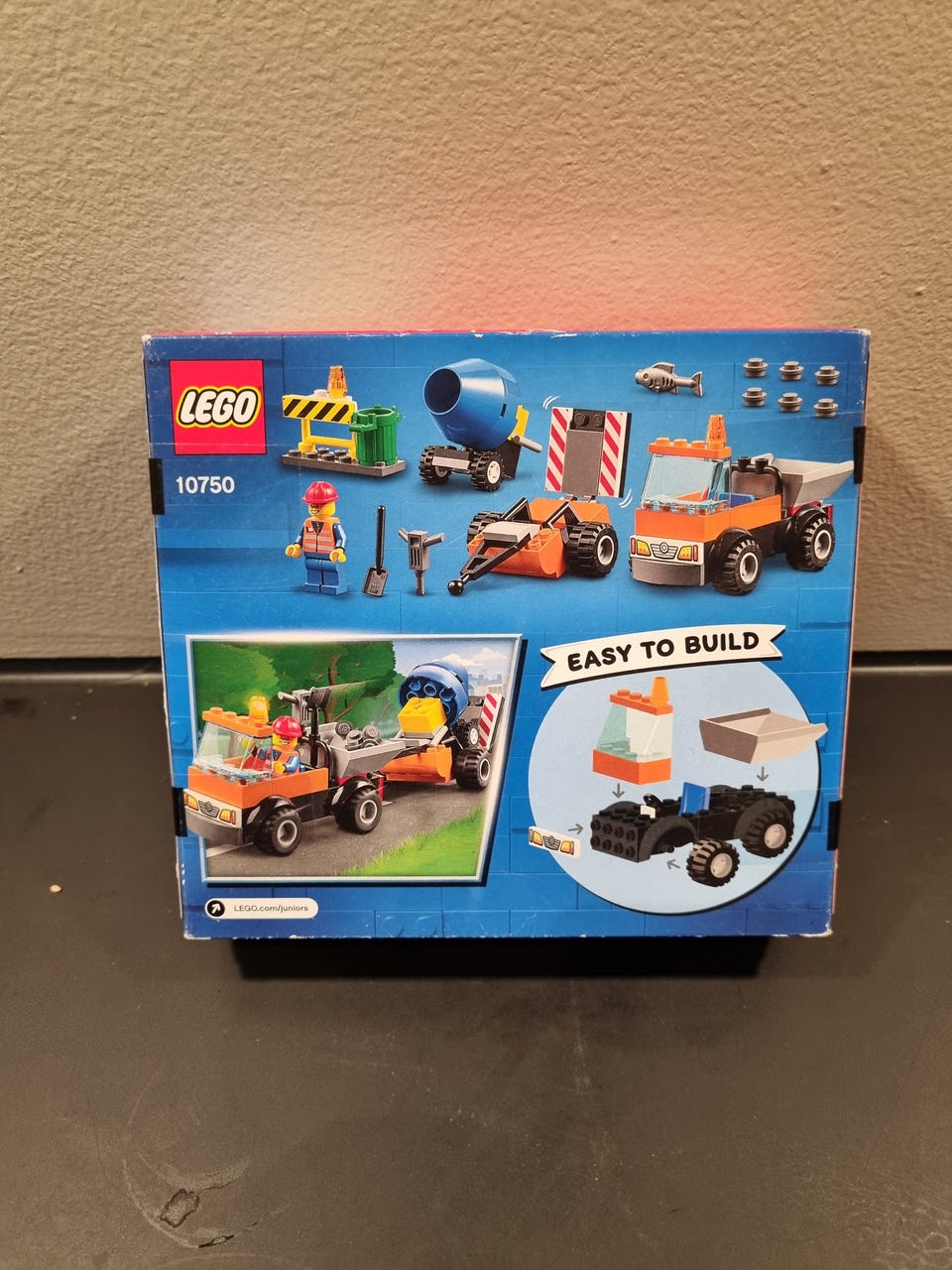 Uåpnet! 10750 LEGO Juniors City Road Repair Truck FINN-torget