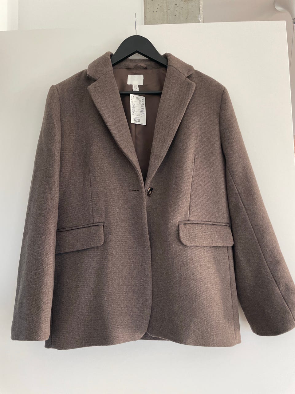 H&M Blazer Dame Brun XS FINN-torget