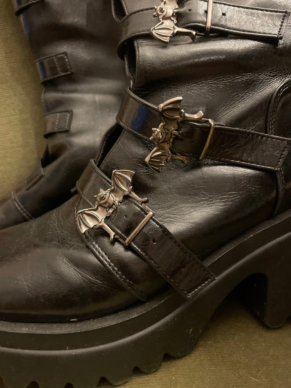 Goth flaggermus støvler FINN-torget