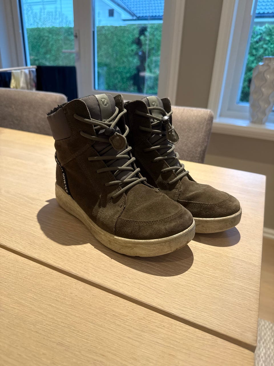 ECCO Barn Vintersko Størrelse 36 Brun Semsket Skinn Gutt FINN-torget