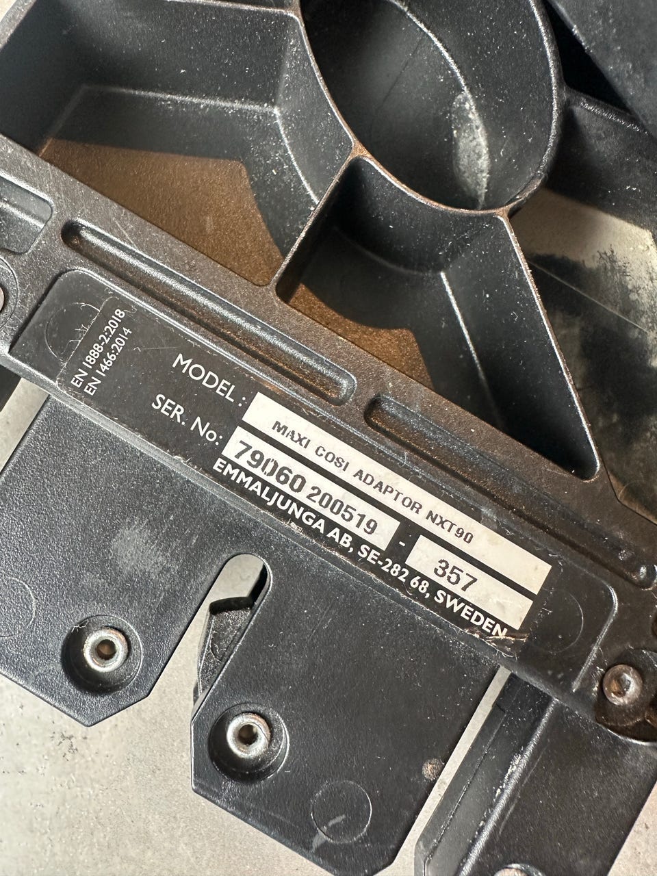 Emmaljunga bilstoladapter nxt90 FINN-torget