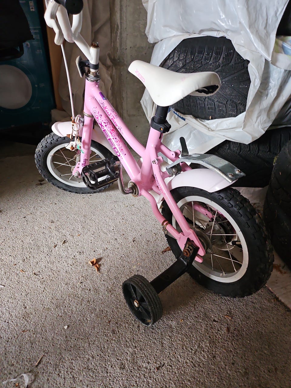 Puky Z2 Barnesykkel 12 tommer Rosa med støttehjul | FINN-torget