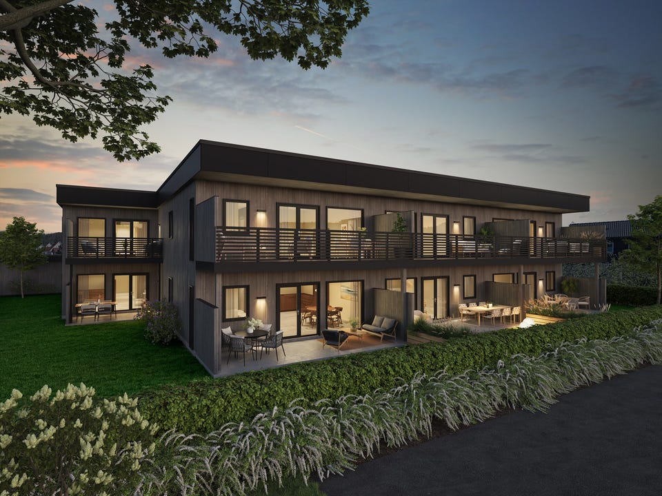 8 prosjekterte moderne leiligheter på Moseidmoen | 3 soverom | carport | 1 solgt!