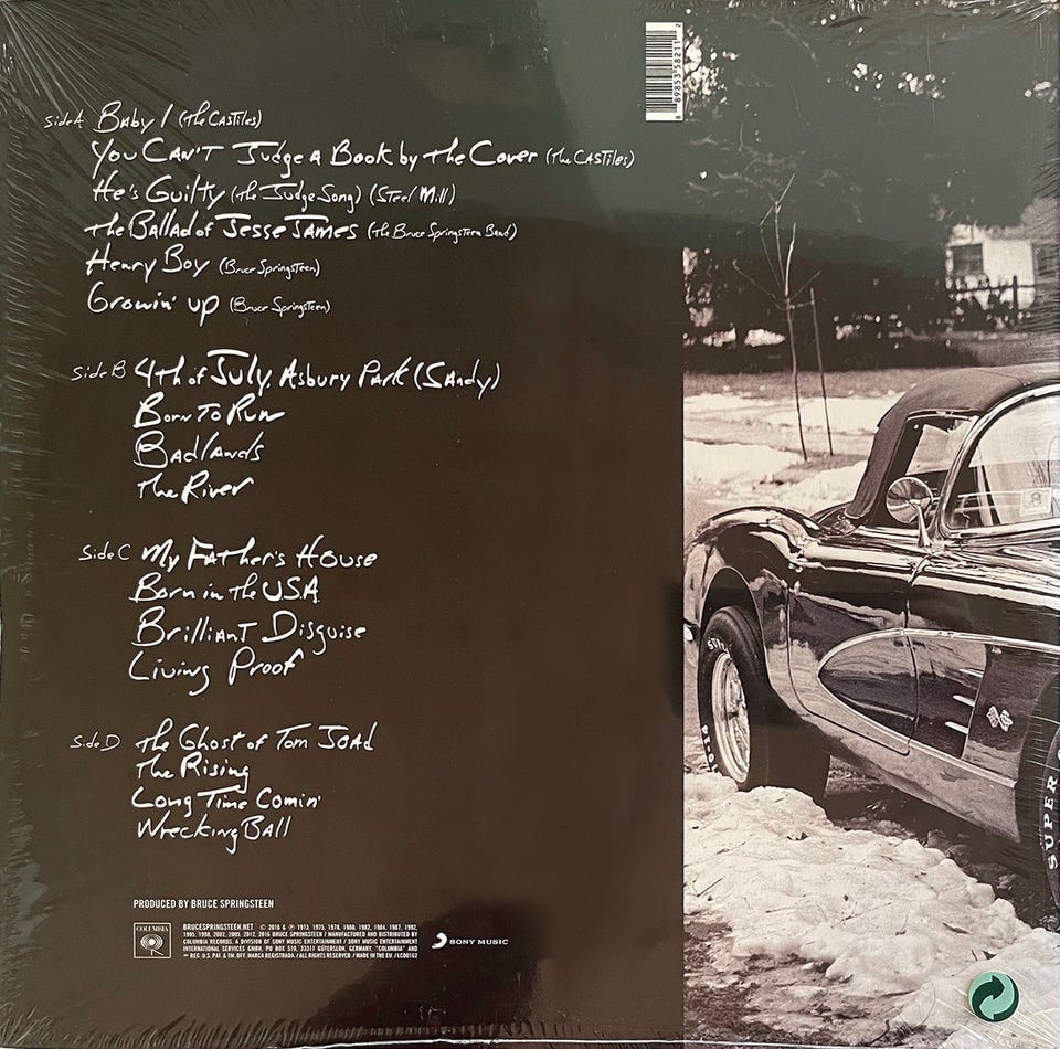 2LP 帯付 Bruce Springsteen 'Chapter Verse' 2LP 帯付 Bruce