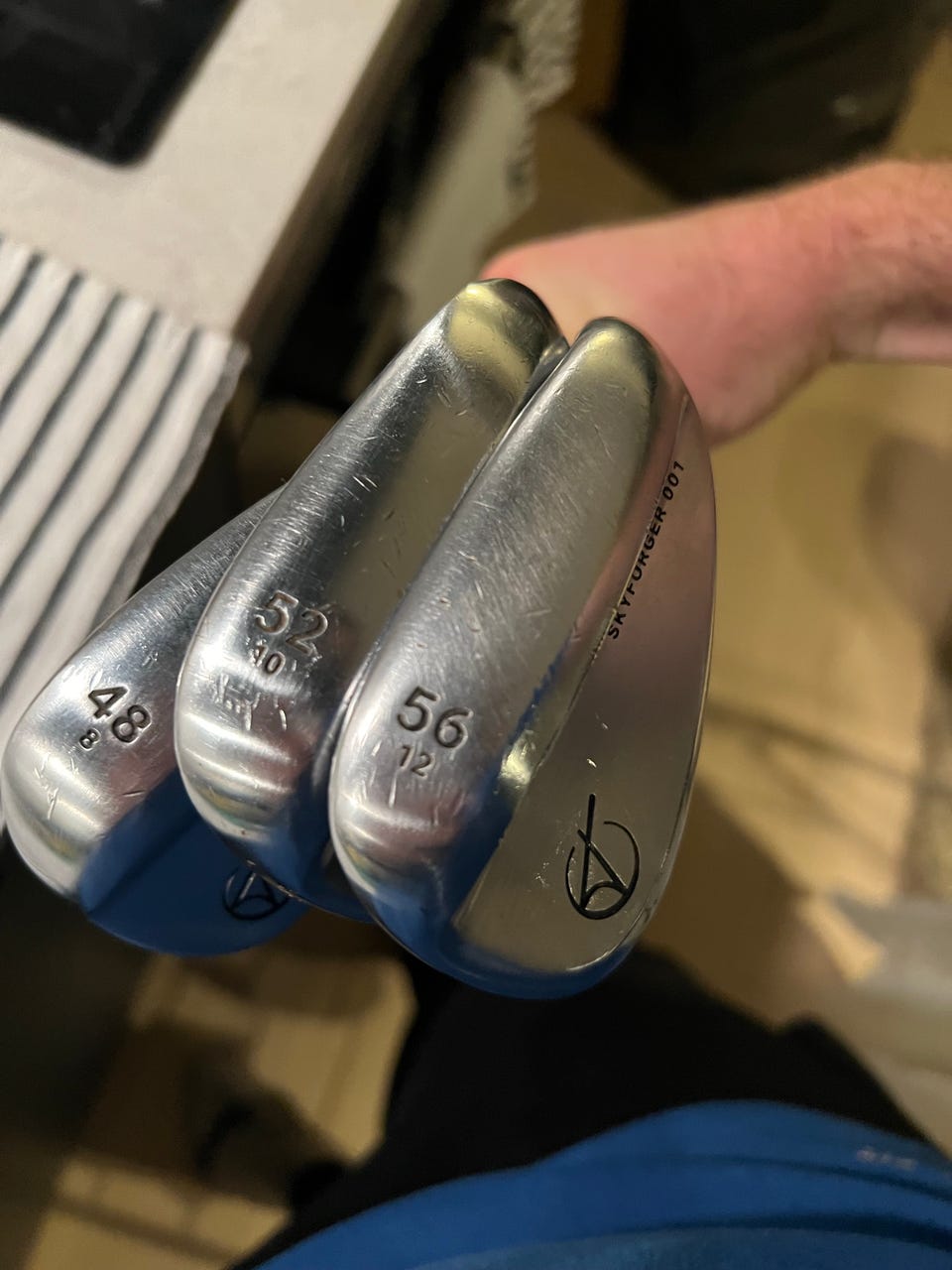 Takomo Skyforger 001 Wedge Sett – 48°, 52°, 56° – KBS Hi-Rev 2.0