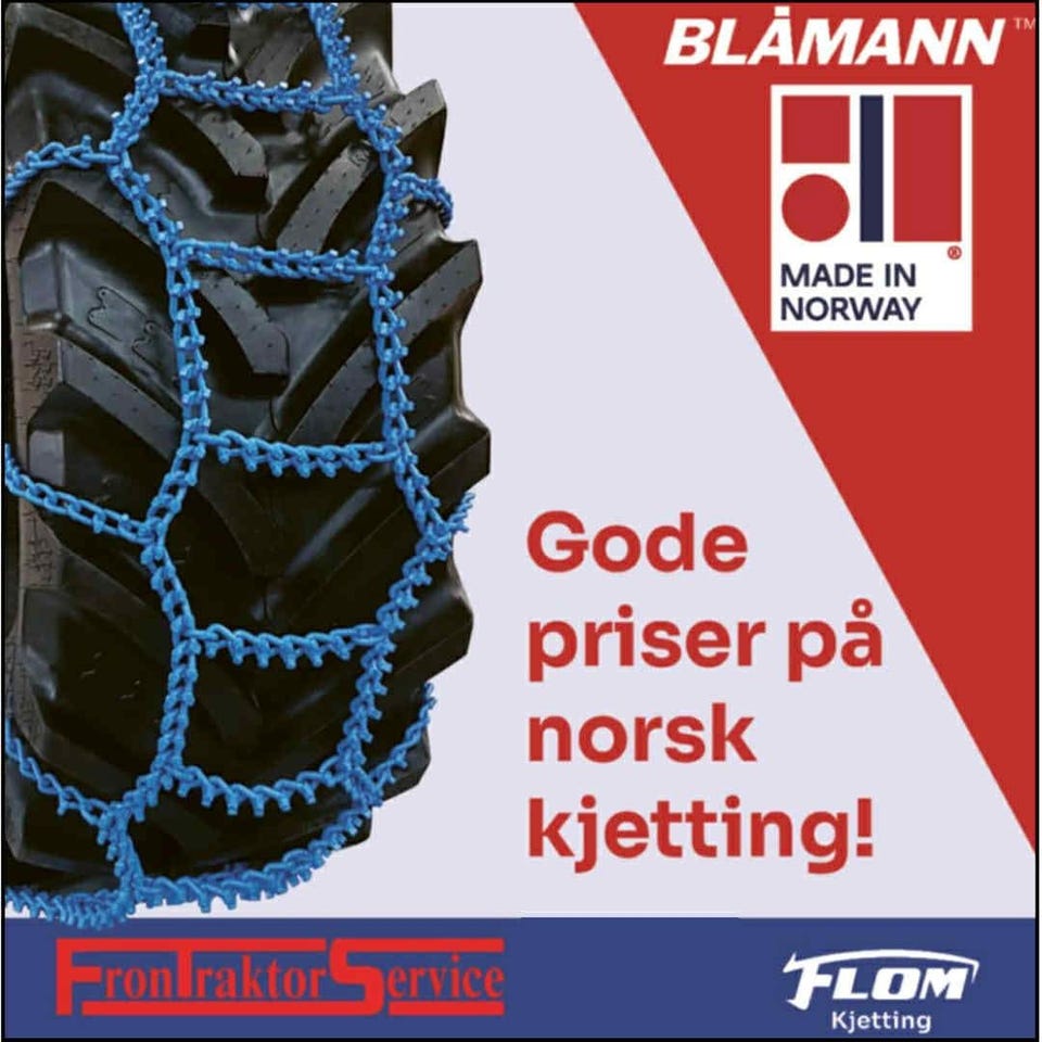 Flom Blåmann traktor-kjetting 2026