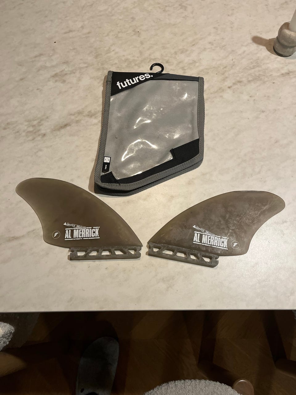 Futures Al Merrick Twin Keel Fins – Godt brukte | FINN-torget