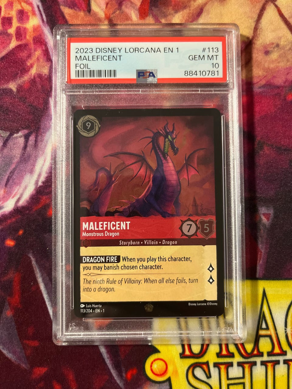 PSA10マレフィセント Foil PSA10マレフィセント Foil PSA10マレフィセント Foil PSA10