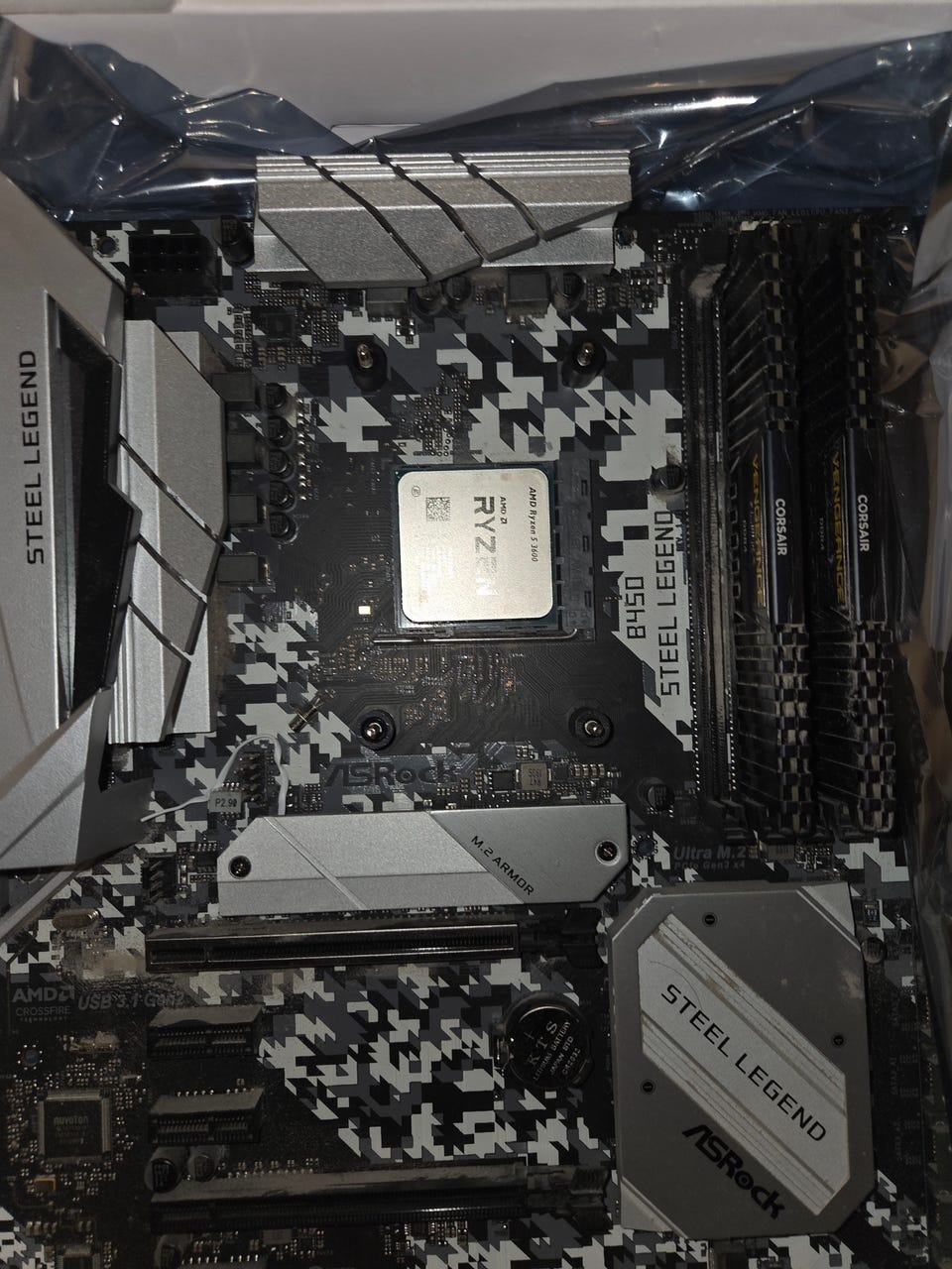 ASRock B450 Steel Legend + Amd Ryzen 5 3600 | FINN-torget