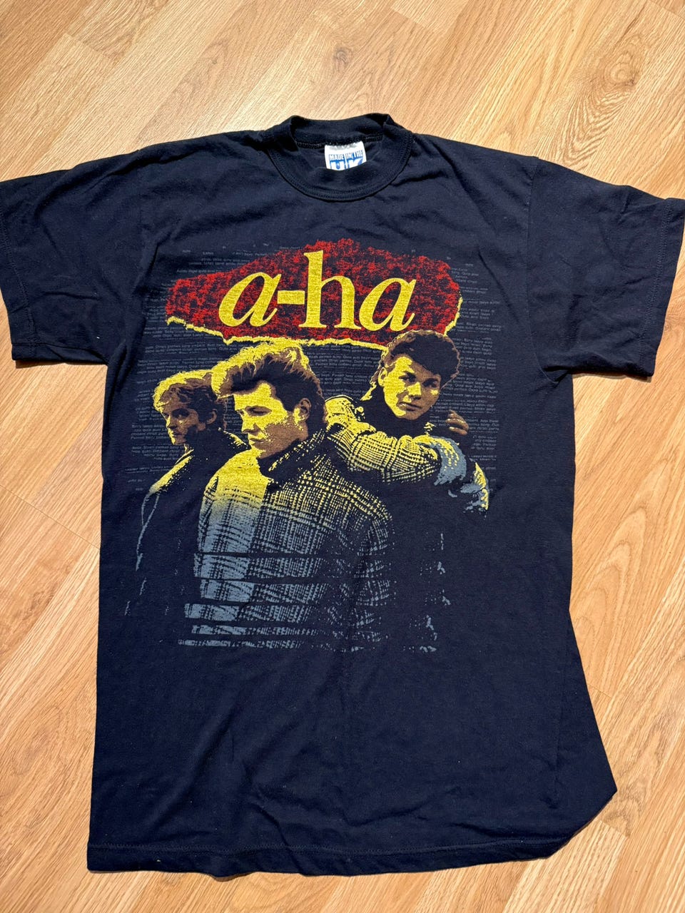 Vintage A-ha World tour 86/87 t-skjorte! | FINN-torget