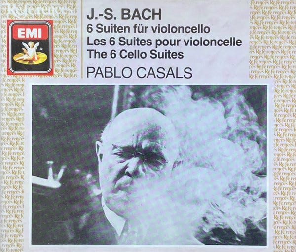CDX2: PABLO CASALS spiller Bachs Cello-suiter nr. 1-6 (kompl