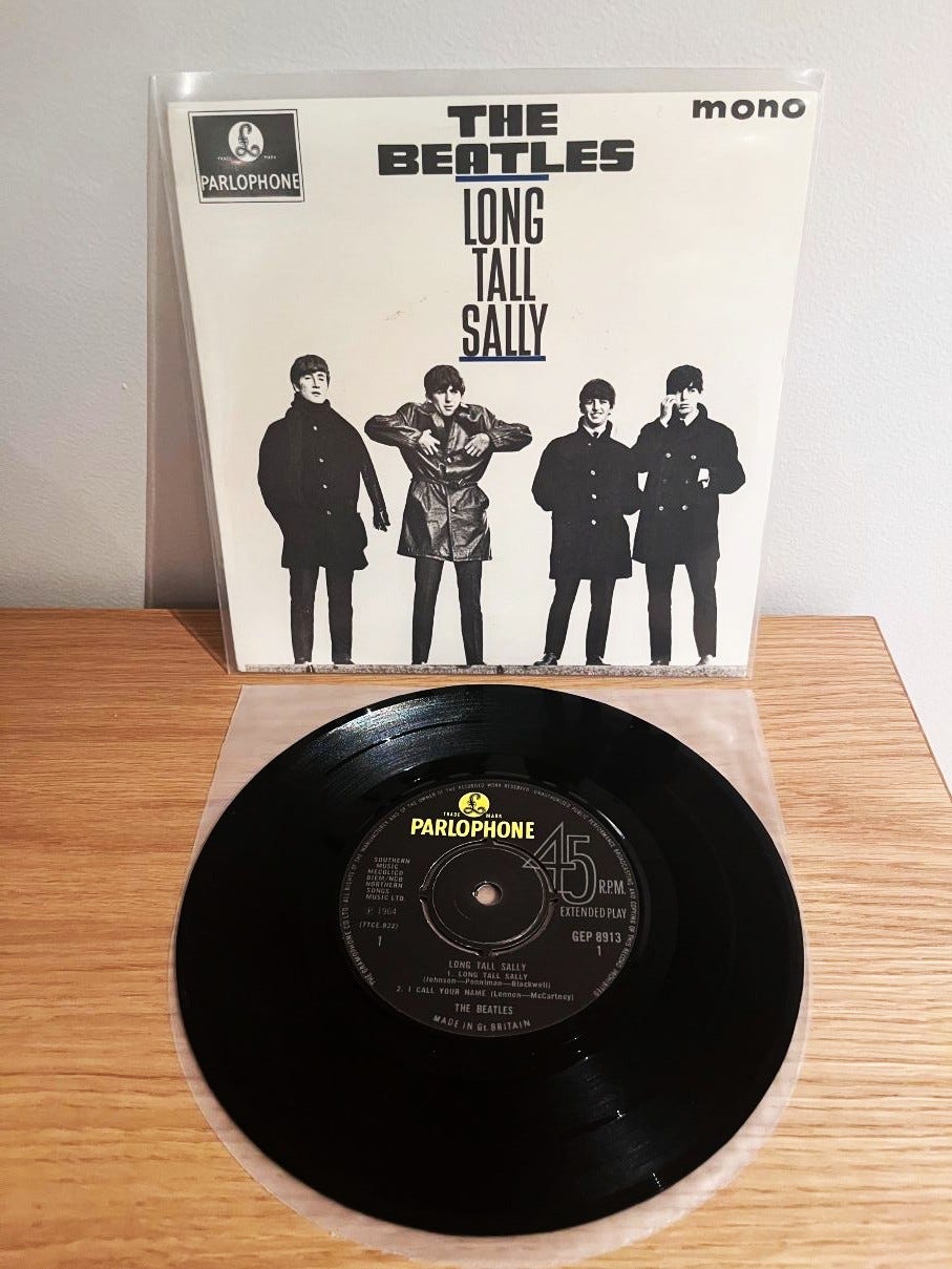 The Beatles - Long Tall Sally EP - UK re i fin stand! | FINN-torget