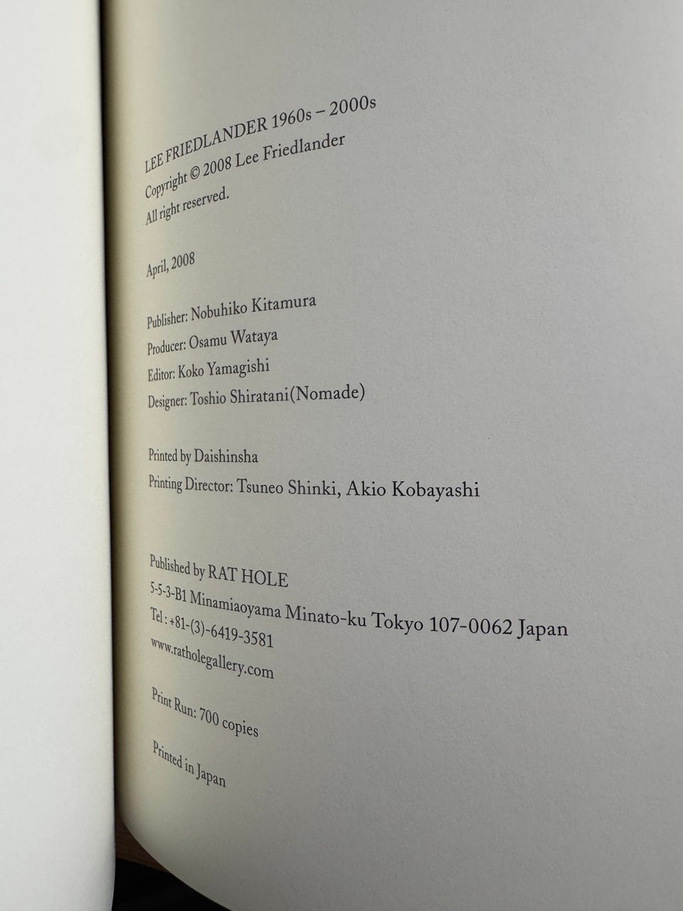 Lee Friedlander - 1960s-2000s (Rathole) | FINN-torget