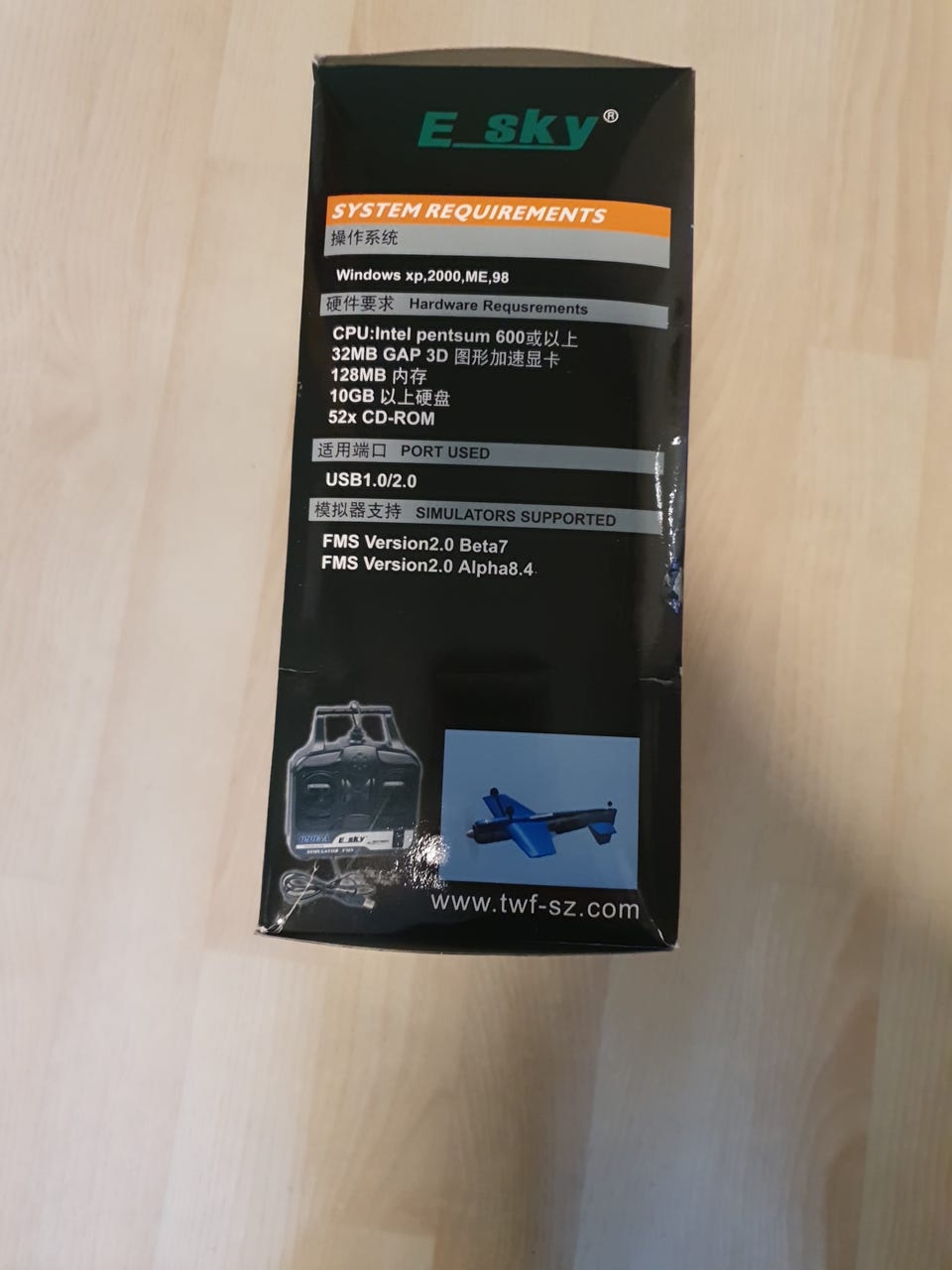 Contrôleur De Vol RC E-SKY EK2-0905A – Pour Simulateur De Vol, Boîte Ouverte