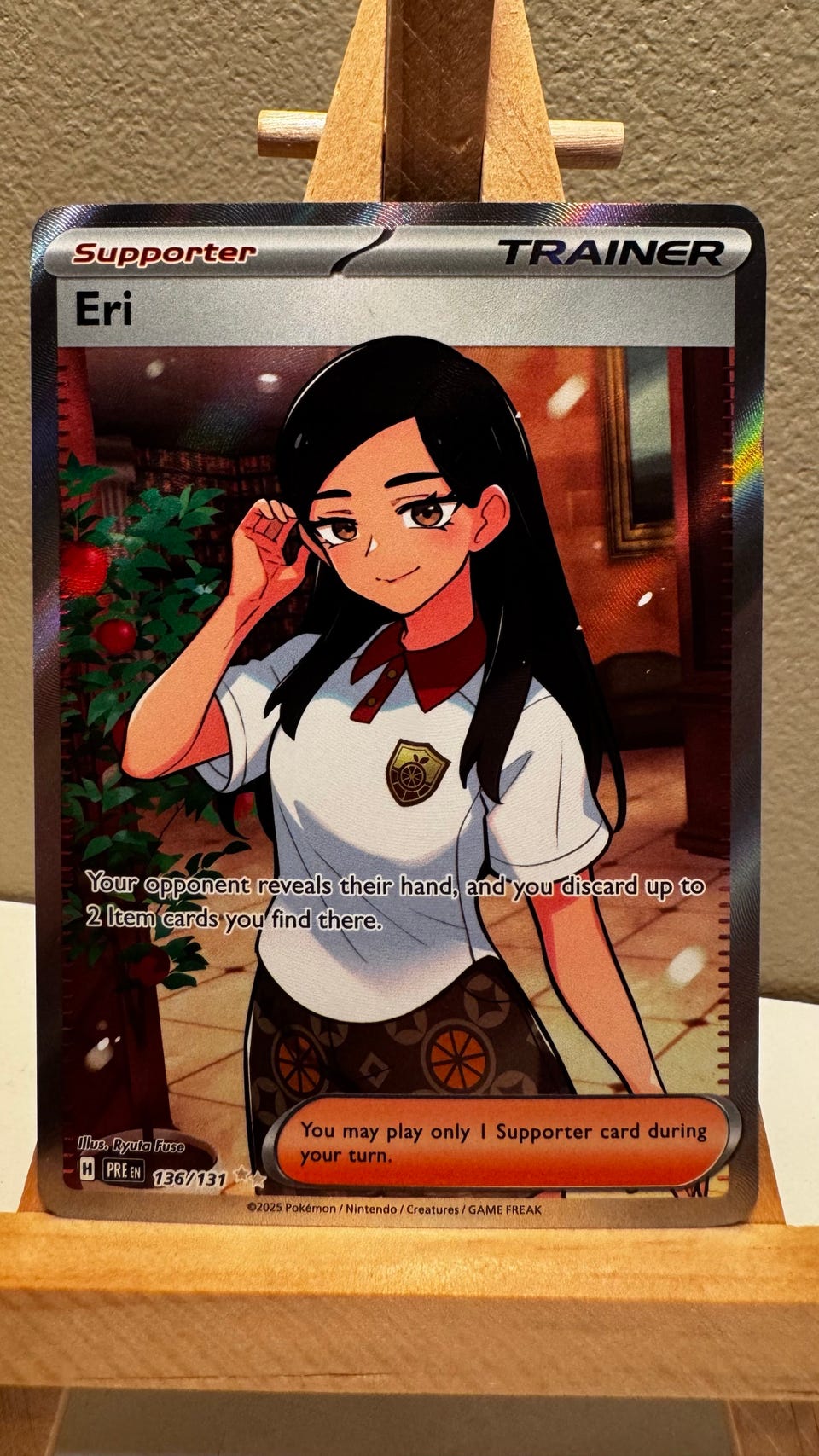 eri pokemon card full art Amazon.com: Pokemon – Eri 199/162 – Temporal Forces – Full Art – Ultra Rare  – Holo Foil Card : Toys & Games