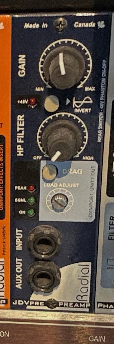 Radial JDV-Pre 500Series Instrument ラジアル JDV - Radial Engineering