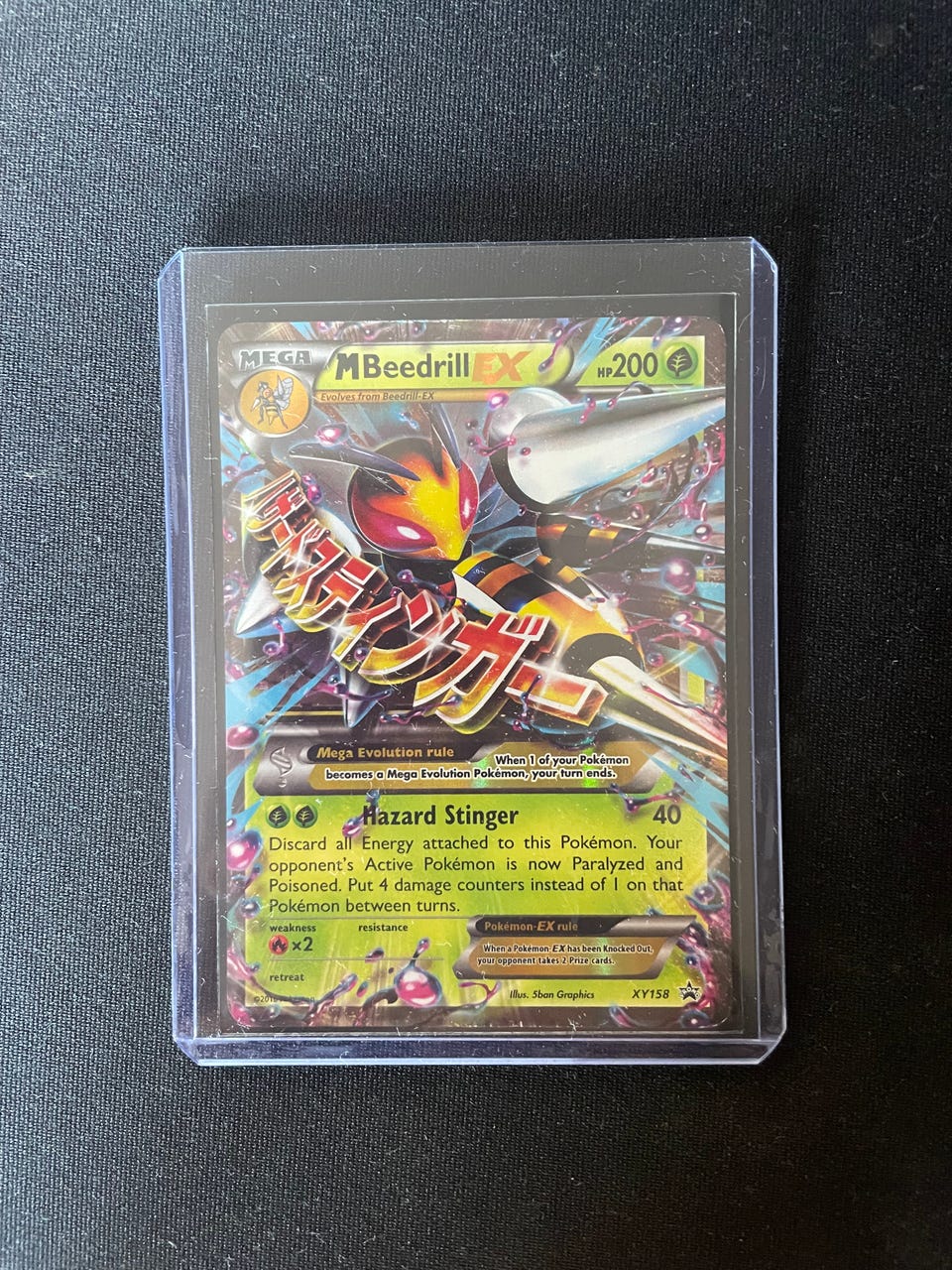 Mega Beedrill EX XY158 Promo | FINN-torget