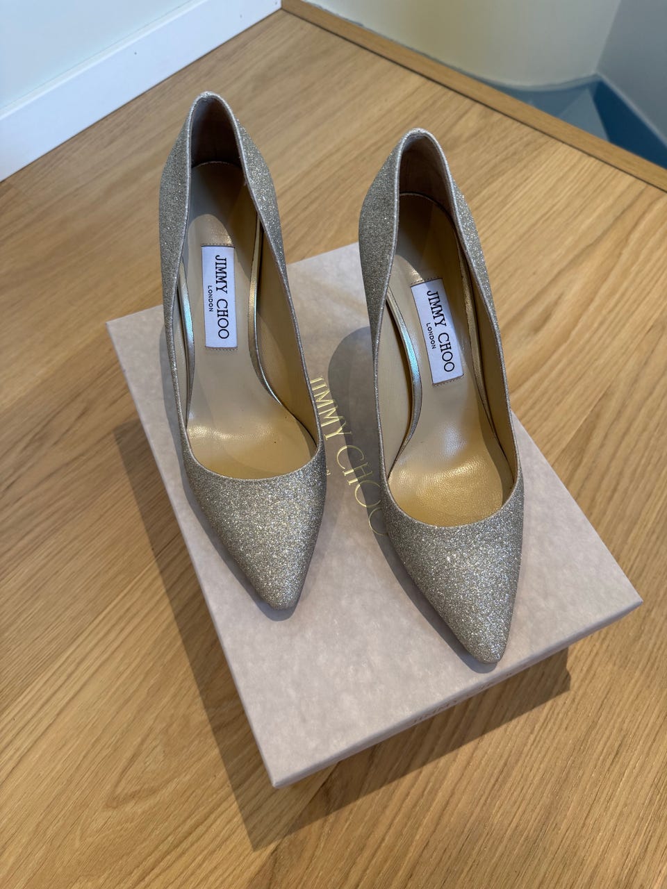 Jimmy Choo Romy 85 platinum ice | FINN-torget