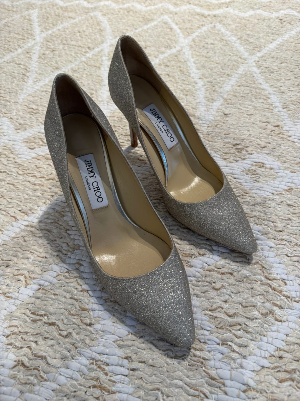 Jimmy Choo Romy 85 platinum ice | FINN-torget