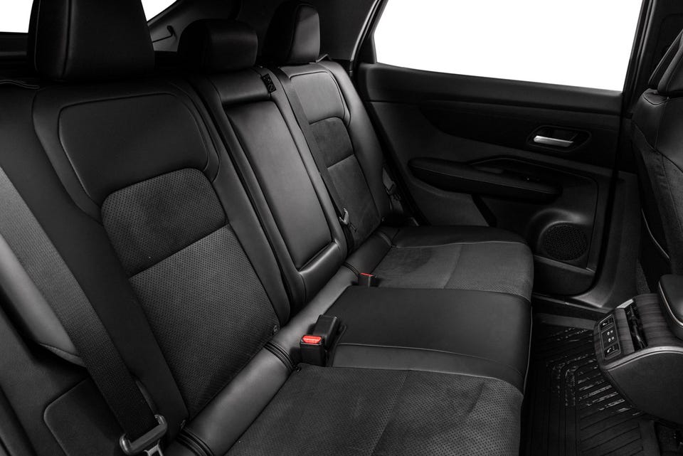God plass bak med mulighet for 2 barnestoler med Isofix fester