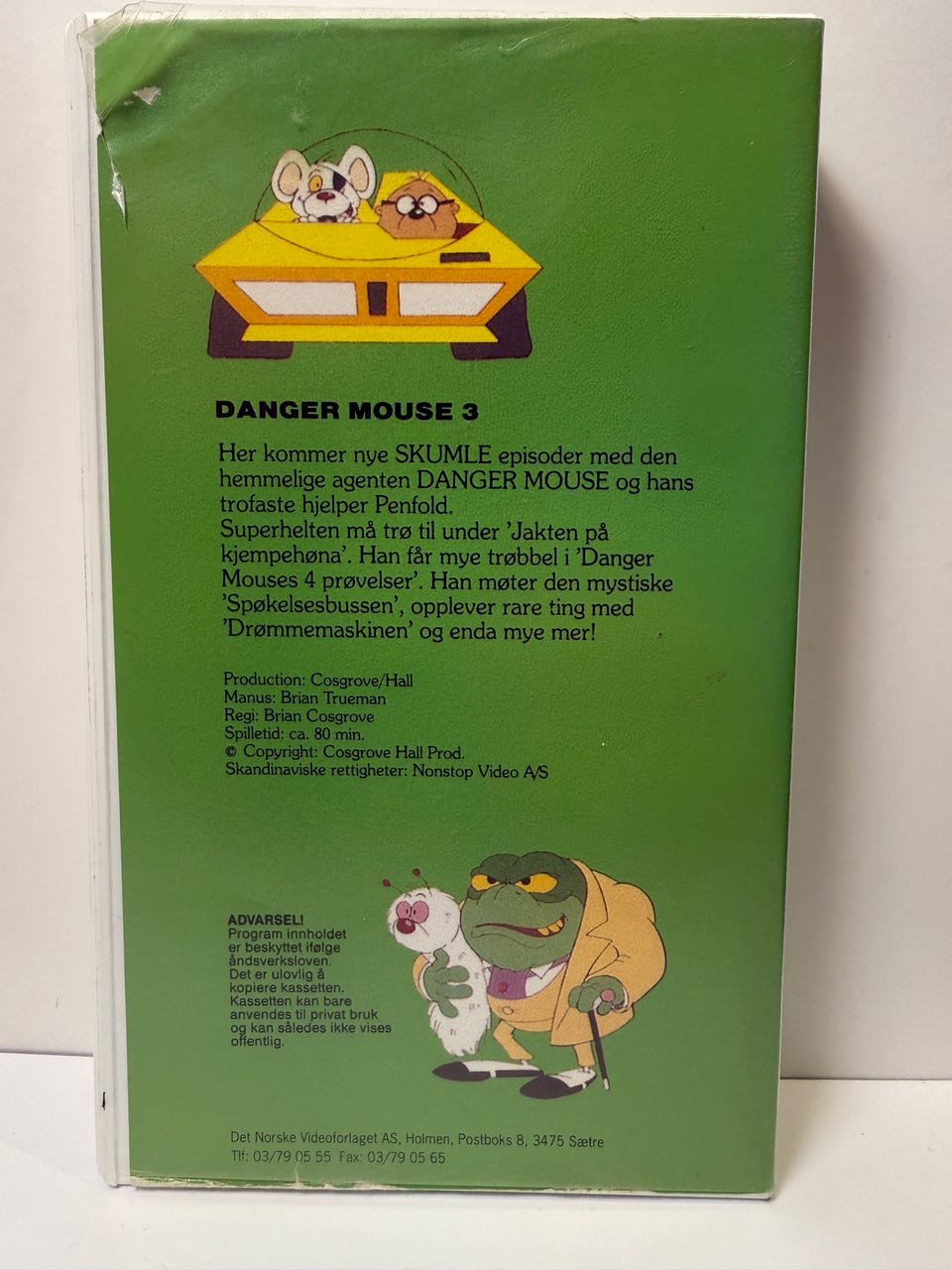 Danger Mouse 3 VHS | FINN-torget