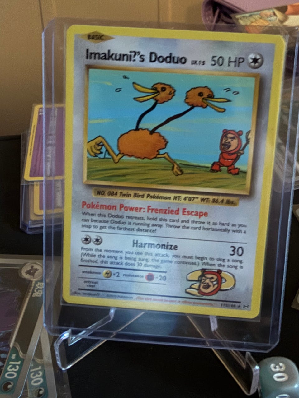 mythical island pokemon tcg pocket cards Imakuni?'s Doduo Secret Rare Evolutions 112/108, NM Pokemon Card