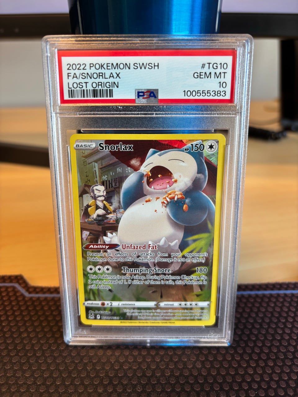 Pokemon kort Snorlax 2022 Lost Origin PSA 10 | FINN-torget