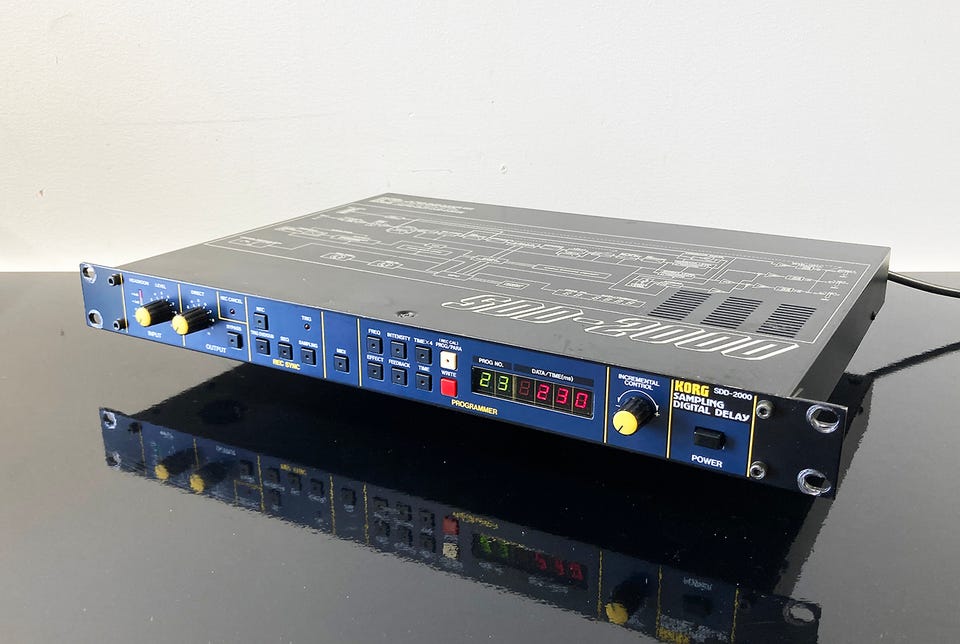 KORG SDD-2000 VINTAGE DIGITAL DELAY/ SAMPLER | FINN-torget