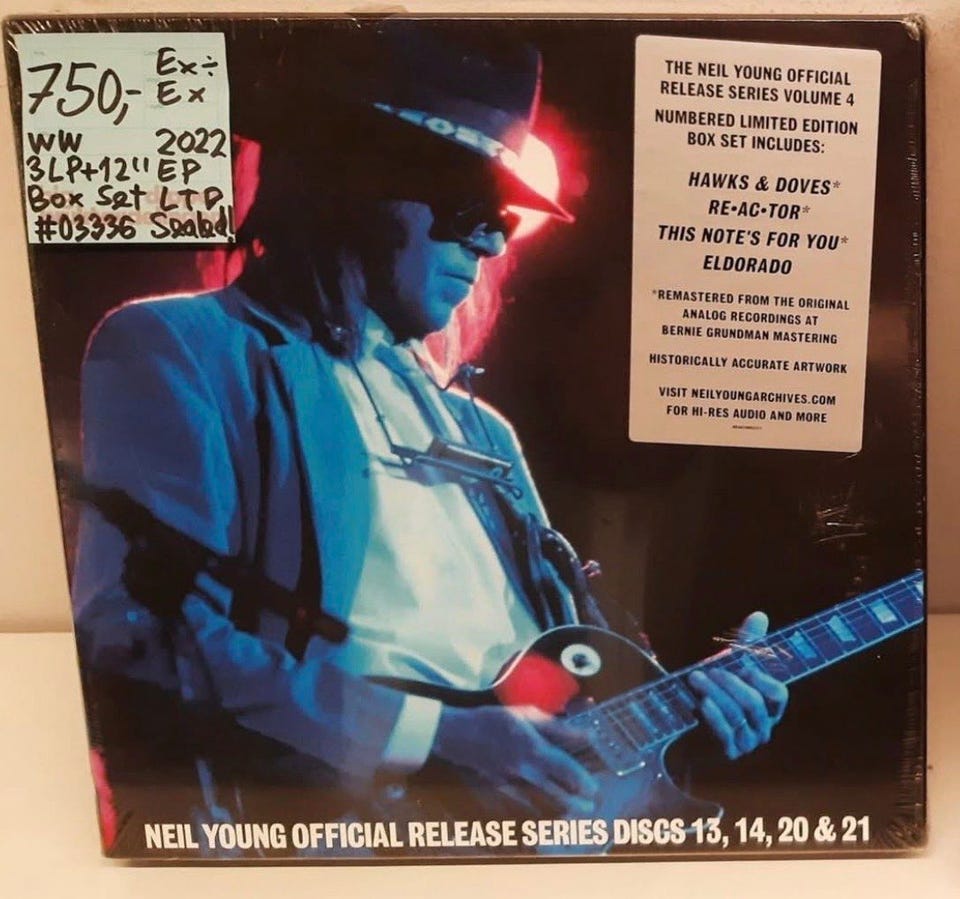 希少　NEIL YOUNG OFFICIAL RELEASE 4LP BOX Neil Young Official Release Series Vol 4 LP-boks | FINN-torget