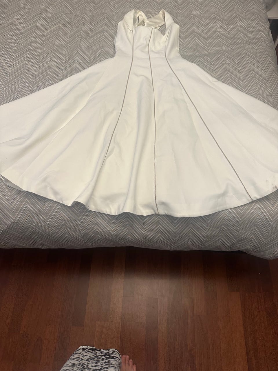 loulou ivory halter neck midi dress LOULOU Ivory Halter Neck Midi Dress