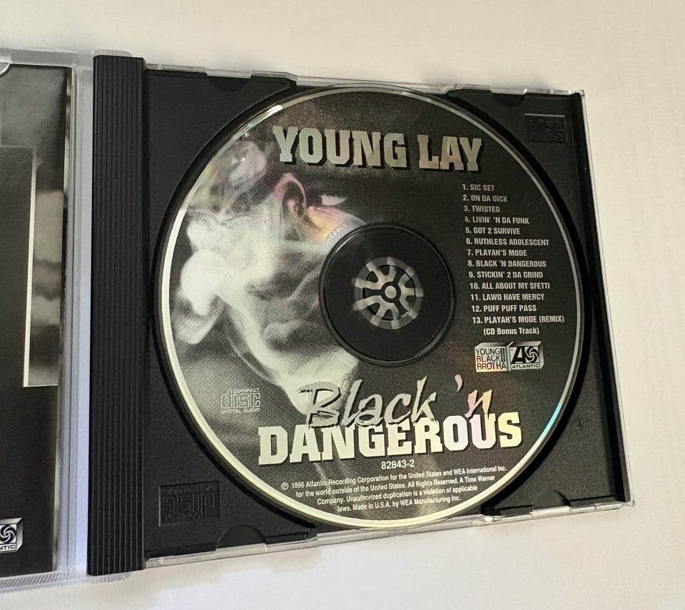 Young Lay - Black 'N Dangerous CD Hip-Hop Rap | FINN-torget
