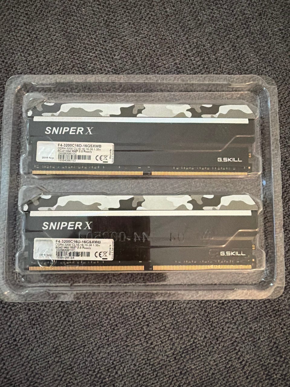 G.Skill Sniper X RAM DDR4 2 x 8GB, 3200MHz CL16 | FINN-torget