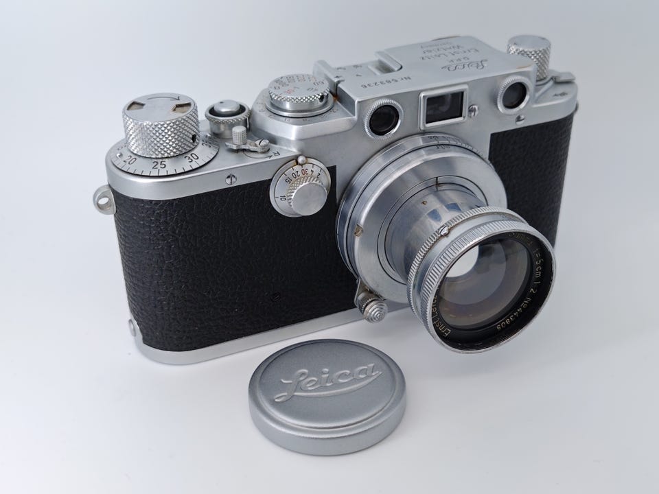 Leica Ernst Leitz Wetzlar IIIf + Summar 5cm f/2 | FINN-torget